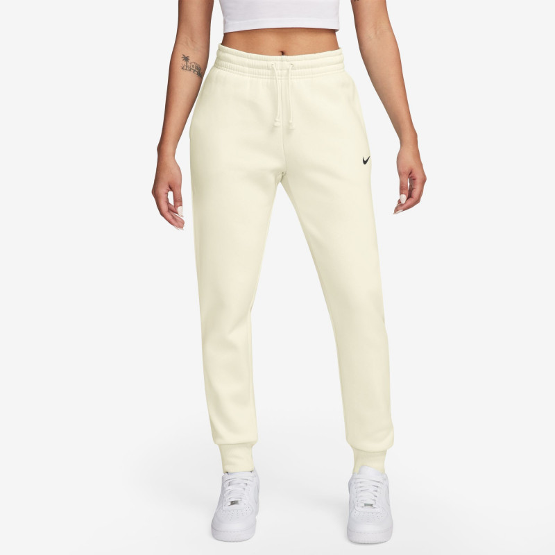 Pantalon Nike Sportswear Phoenix Fleece pour femme - Sail/(Black) - FZ7626-133