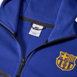 Nike FC Barcelona Tech Fleece Windrunner Men's Full-Zip Hooded Jacket - Deep Royal Blue - FZ3957-455