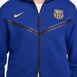 Veste capuche zippée Nike FC Barcelona Tech Fleece Windrunner pour homme - Deep Royal Blue - FZ3957-455