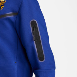 Nike FC Barcelona Tech Fleece Windrunner Men's Full-Zip Hooded Jacket - Deep Royal Blue - FZ3957-455