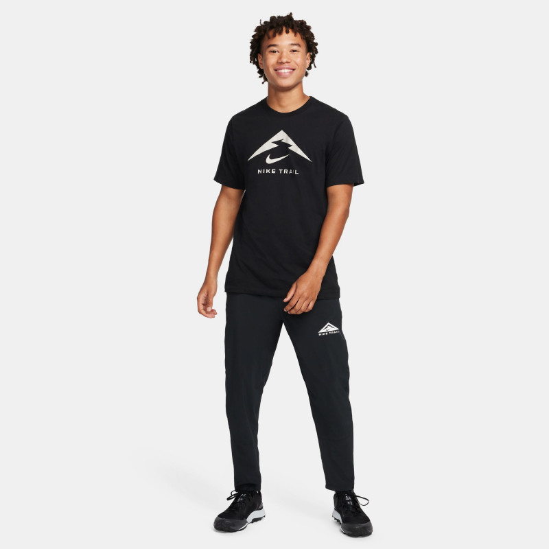 Nike Dri-FIT Men's Short-Sleeve Running Top - Black