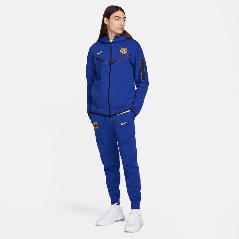 Nike FC Barcelona Tech Fleece Men's Football Pants - Deep Royal Blue/(University Gold)