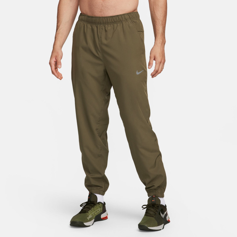 Nike Form Men's Training Pants - Medium Olive/Black/(Reflective Silv) - FB7497-222