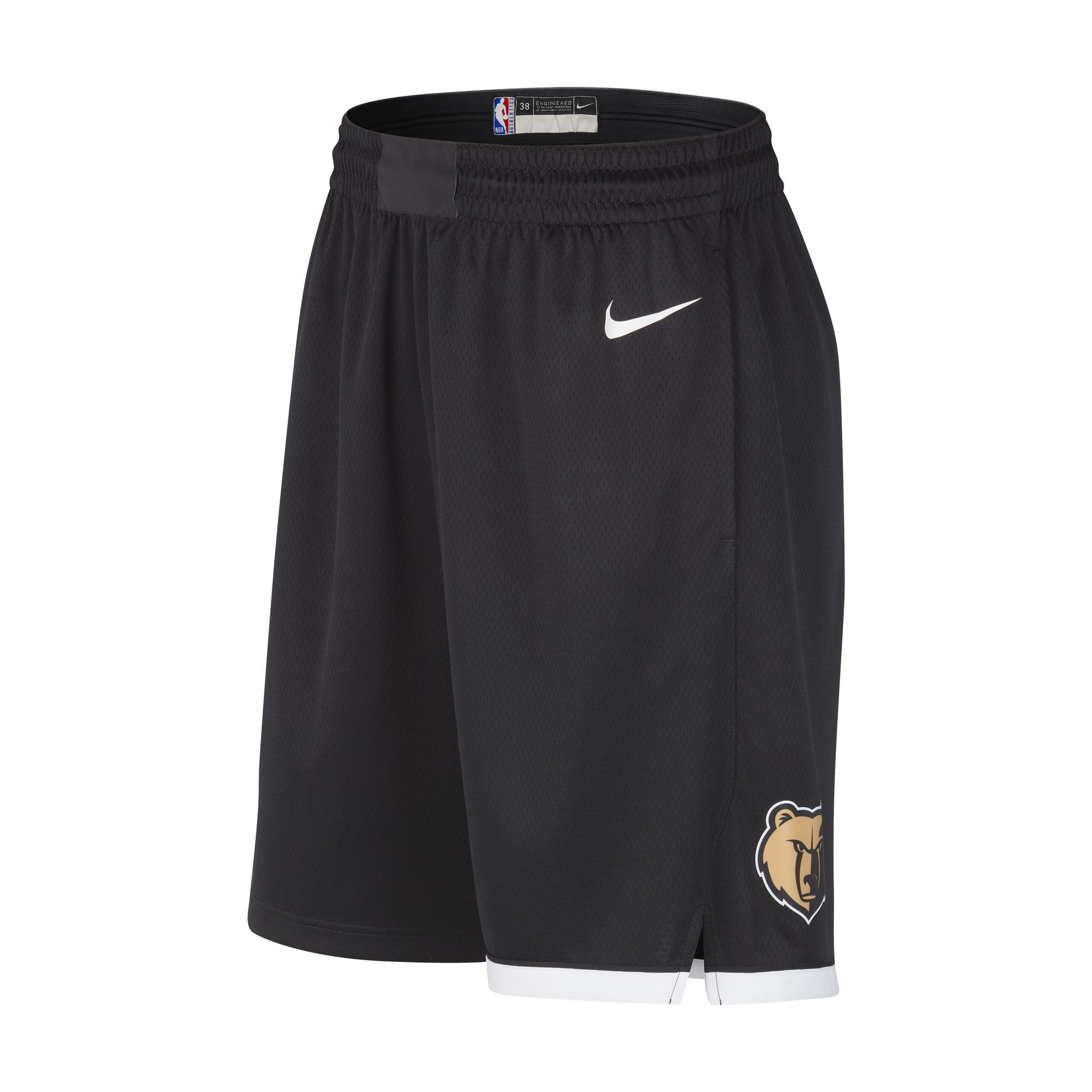 Nike Memphis Grizzlies 2023/24 City Edition Men's Basketball Shorts - Black/(White)