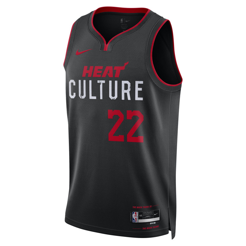 Maillot de Basketball Nike Jimmy Butler Miami Heat City Edition 2023/24 pour homme - Black/(Butler Jimmy) - DX8508-011
