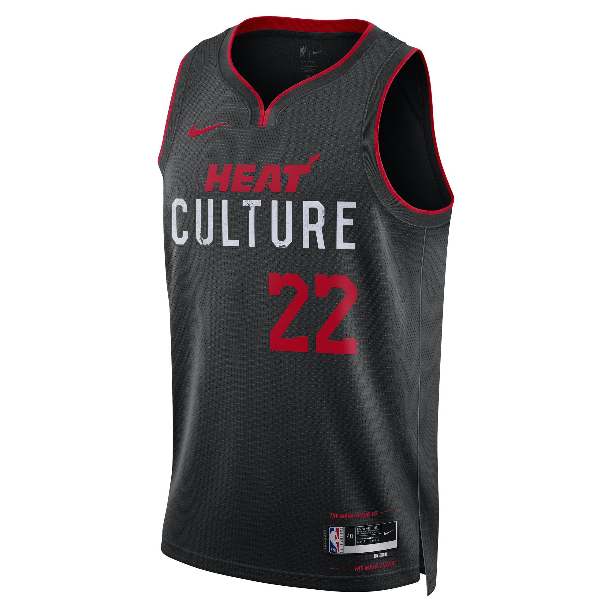 Nike Jimmy Butler Miami Heat City Edition 2023/24 Men's Basketball Jersey - Black/(Butler Jimmy)