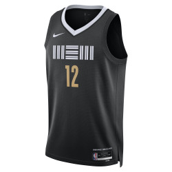 Maillot de Basketball Nike Ja Morant Memphis Grizzlies City Edition 2023/24 pour homme - Black - DX8507-011