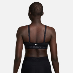 Brassière d'entraînement Nike Pro Indy Plunge pour femme - Black/Anthracite/(White) - FQ2653-010