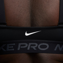 Nike Pro Indy Plunge Women's Training Bra - Black/Anthracite/(White) - FQ2653-010
