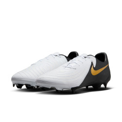 Nike Phantom GX 2 Academy Men's Football Cleats - White/Black-Mtlc Gold Coin - FD6723-100