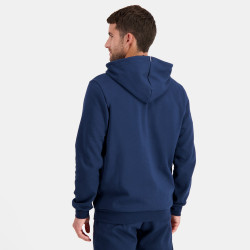 Le Coq Sportif Essentials Zipped Hoodie for Men - Navy Blue - 2310565