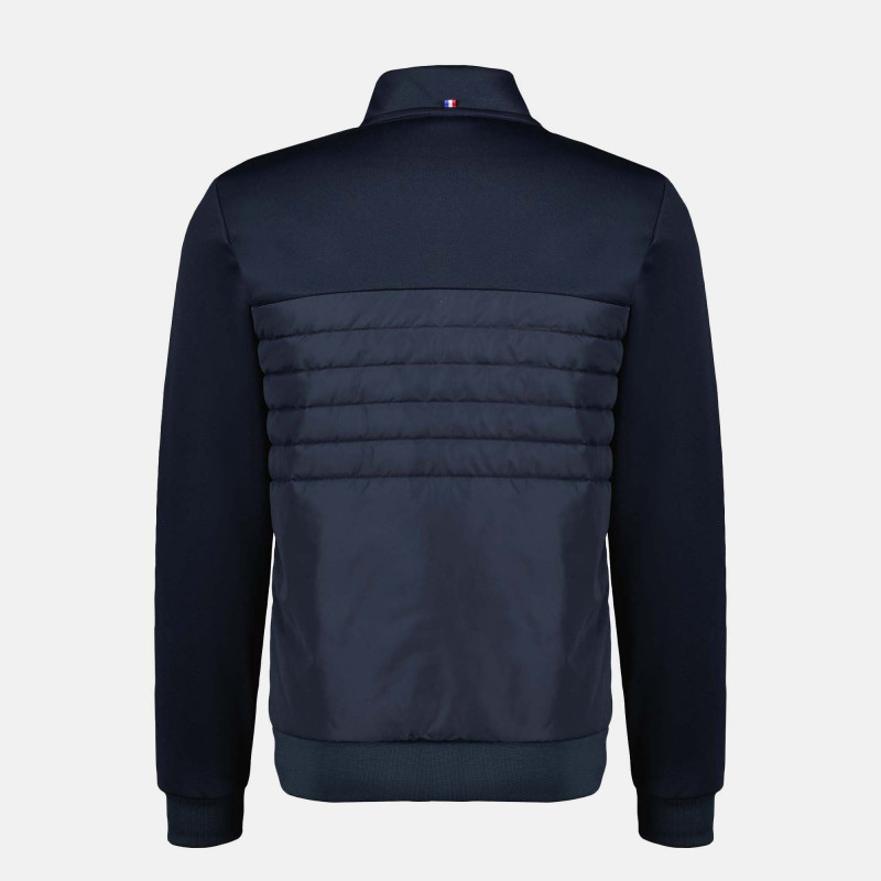 Le Coq Sportif Tricolore hybrid zipped jacket for men - Sky Captain