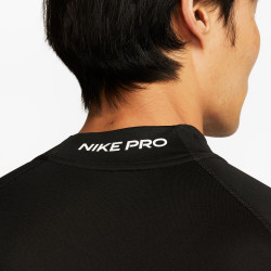 Nike Pro Men's Long Sleeve Training Top - Black/(White) - FB7908-010