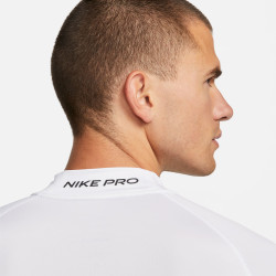 Haut manches longues d'entraînement Nike Pro pour homme - White/(Black) - FB7908-100