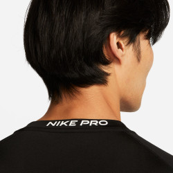 Nike Pro Men's Long Sleeve Training Top - Black/(White) - FB7919-010