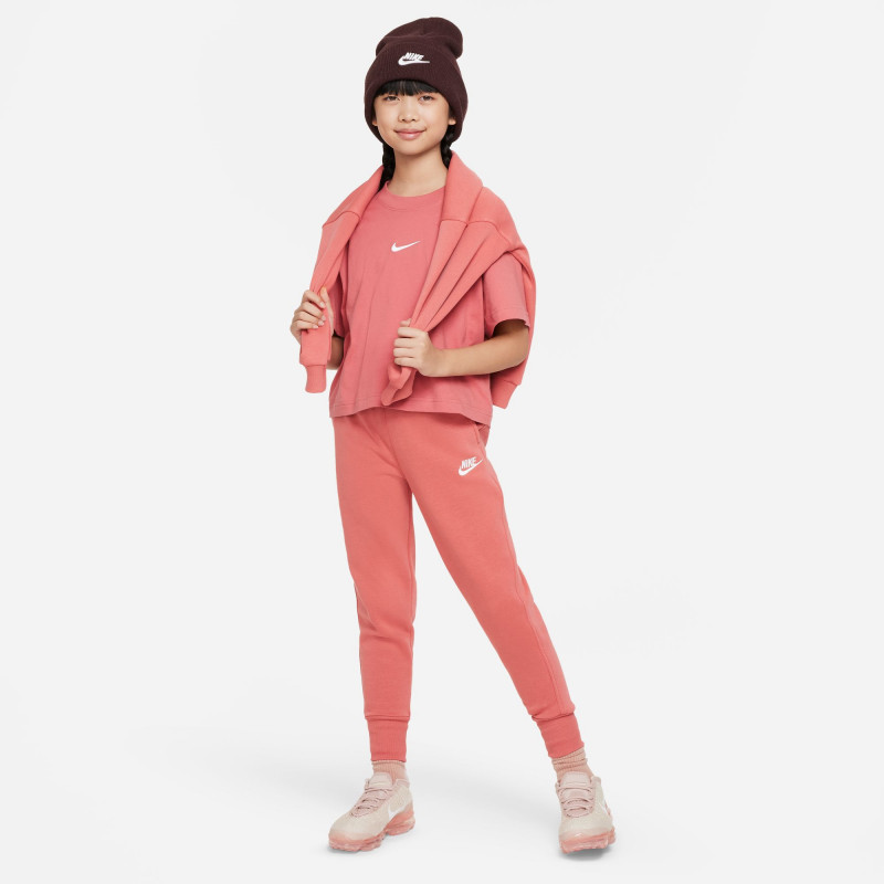 Nike Sportswear Club Fleece Pants for Kids (Girls 6 - 16 Years) - Adobe/Adobe/(White)