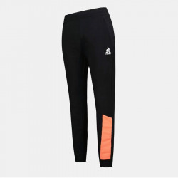 Le Coq Sportif Training Sp Pants for Men - Black/Orange Perf - 2410231