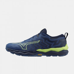 Mizuno Wave Daichi 8 Men's Trail Running Shoes - Navy/Green - J1GJ2471-02