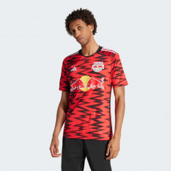 Maillot manches courtes de football Adidas MLS Red Bull Domicile 2024-25 pour homme - Team Coll Red - HZ6201