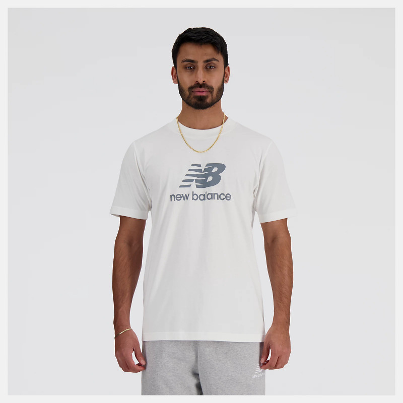 T-Shirt manches courtes New Balance Athletics Jersey pour homme - White - MT41502WT