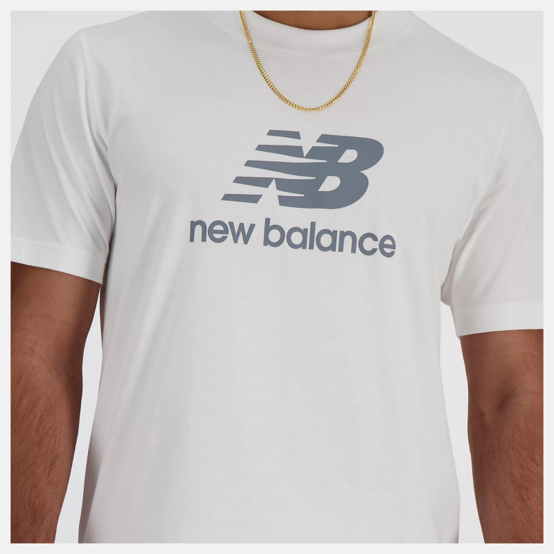 New Balance Athletics Jersey Short Sleeve T-Shirt for Men - White