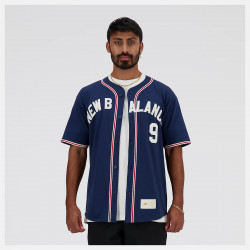 New Balance Sportswear's Greatest Hits Baseball Men's Short Sleeve T-Shirt - Navy - MT41512NNY