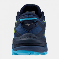 Mizuno Wave Mujin 10 Men's Trail Running Shoes - Dress Blues/Sharp Green - J1GJ247002