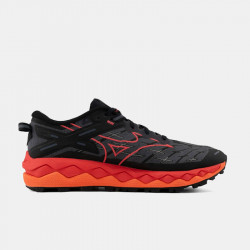 Mizuno Wave Mujin 10 Men's Trail Running Shoes - Black/Cayenne/Nasturtium - J1GJ247001