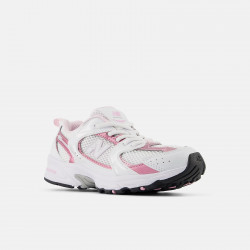New Balance 530 PS shoes for children (Girls 28 to 35) - White/Pink - PZ530RK