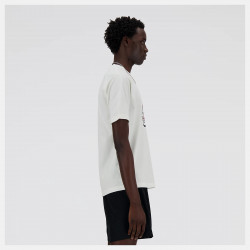 T-Shirt manches courtes New Balance Sport Essentials AD pour homme - Blanc - MT41593SST