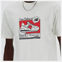 T-Shirt manches courtes New Balance Sport Essentials AD pour homme - Blanc - MT41593SST