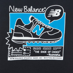 T-Shirt manches courtes New Balance Sport Essentials AD pour homme - Noir - MT41593BK