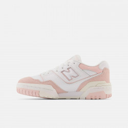 New Balance 550 GS shoes for children (Girls 36 to 40) - White/Pink - GCB550CD
