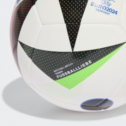Adidas Euro 2024 League Training Football Ball - White/Black/Glory - IN9366