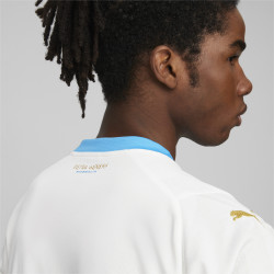 Puma Olympique De Marseille Home 2024-2025 Men's Short Sleeve Football Jersey - White - 771281 01