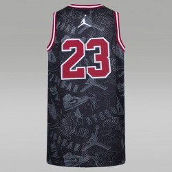 Jordan 23 Aop Jersey basketball jersey for children (6 - 16 years) Boys - Black (Gym Red) - 45C655-KR5