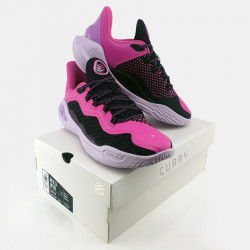 Under Armour Curry 11 Girl Dad Men's Basketball Shoes - Pink/PPL Pink/Purple - 3027724-600