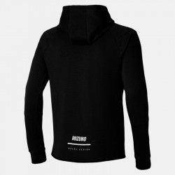 Mizuno Athletics Men's Zip Hooded Jacket - Black - K2GCB00409