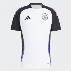 Adidas Germany (DFB) Training 2024 short-sleeved football training top for men - White - IP8246
