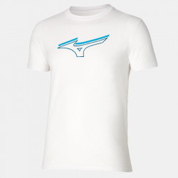 Mizuno Athletics Short Sleeve T-Shirt for Men - White - K2GAB00101