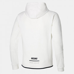 Veste capuche zippée Mizuno Athletics pour homme - Blanc - K2GCB00401