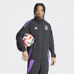 Veste de football Adidas Allemagne (DFB) Presentation 2024 pour homme - Black - IP8255