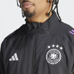 Veste de football Adidas Allemagne (DFB) Presentation 2024 pour homme - Black - IP8255