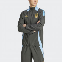Veste de football Adidas Argentine (AFA) Presentation 2024 pour homme - Carbon - IQ0805