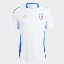 Haut d'entrainement manches courtes de football Adidas Italie (FIGC) Training 2024 pour homme - White - IQ2173
