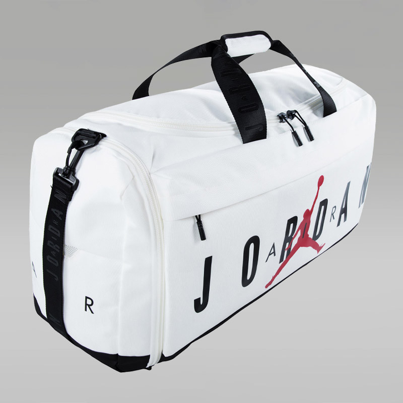 Jordan Velocity Duffle Unisex Sports Bag - White