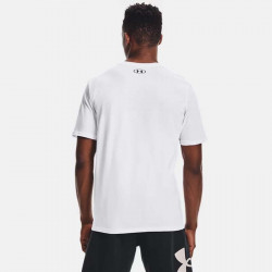 T-Shirt manches courtes Under Armour Sportstyle pour homme - White/Black - 1326799-100