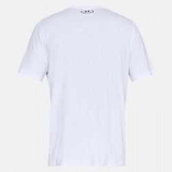 Under Armour Sportstyle Short Sleeve T-Shirt for Men - White/Black - 1326799-100