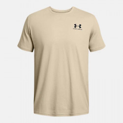 Under Armour Sportstyle Short Sleeve T-Shirt for Men - Khaki Base/Black - 1326799-289