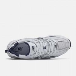 New Balance 530 unisex shoes - White/Navy/Silver - MR530SG